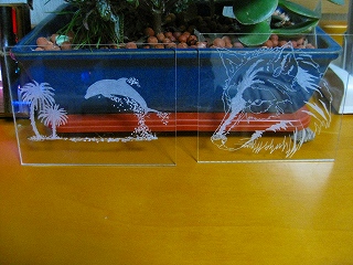 アクリルプレート作品 バラ1