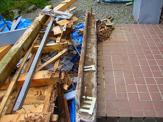 解体が進んだ様子1