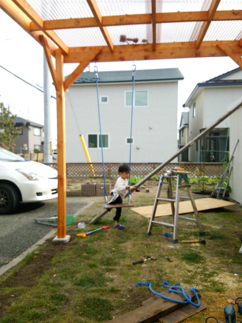座面が高すぎるブランコ1