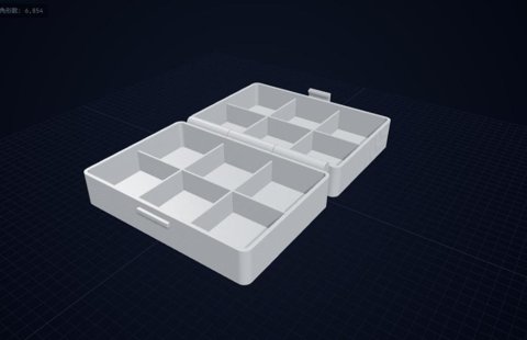 ヒンジ付きボックス作成ツールの画面