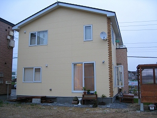 ウッドデッキを作る前の場所2